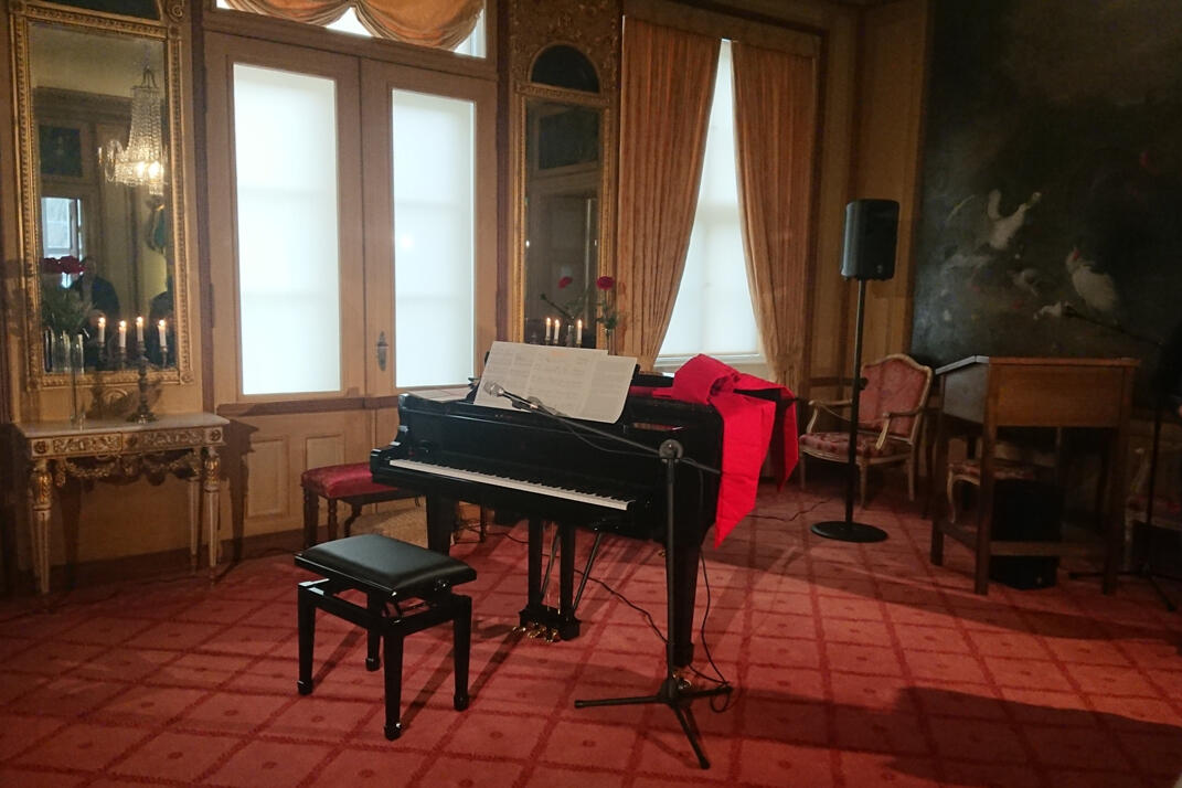 Wolfgang Schäfer, Rose Günther, Elisabeth Hackenberg und Yannick Klix